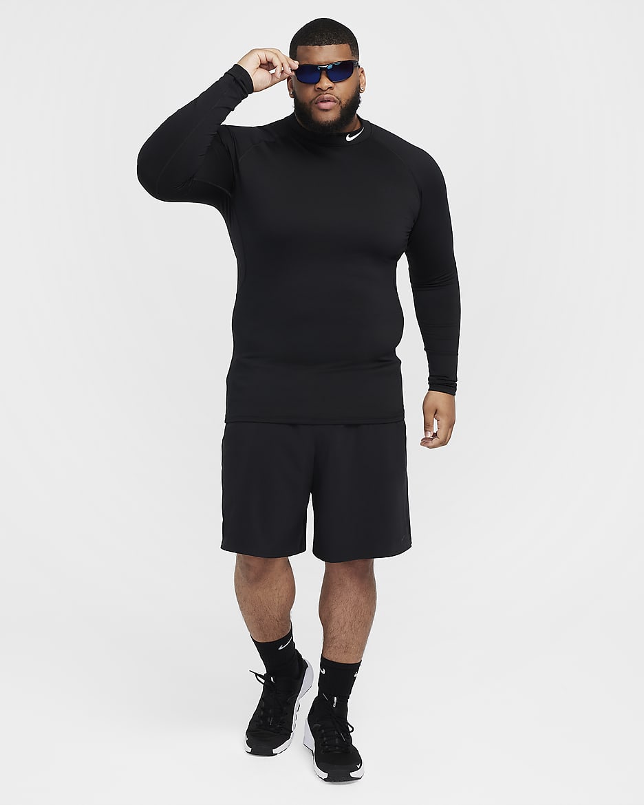 Nike thermal mock turtleneck best sale